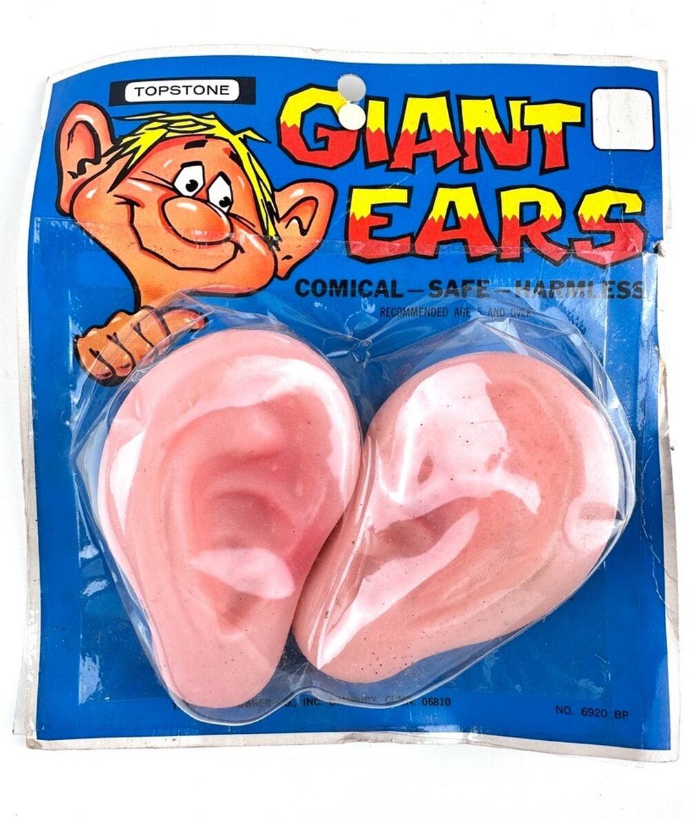 Vtg Topstone Rubber Co. Giant Ears Comical Age 5+ No.6920 BP - New Sealed NOS